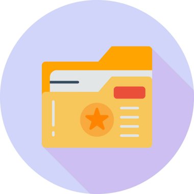 Dosya. Web simgesi basit illüstrasyon