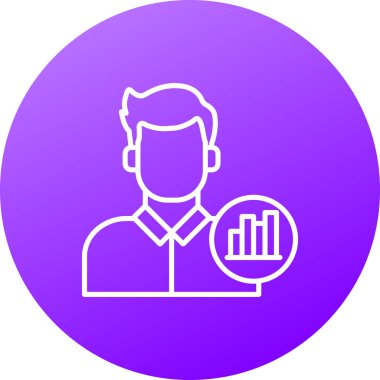 İstatistik simgesinin vektör çizimi