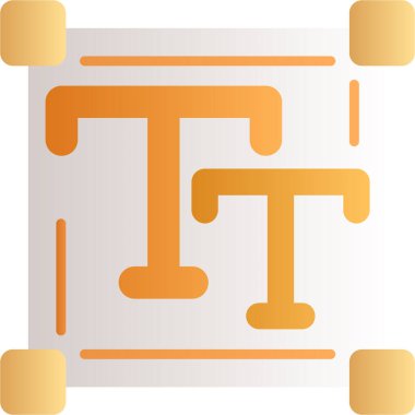 Modern bir simgenin vektör illüstrasyonu