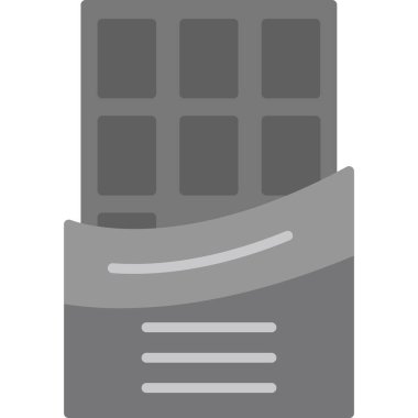 çikolata web simgesi vektör illüstrasyonu