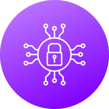 kilit simgesi, vektör illüstrasyonu