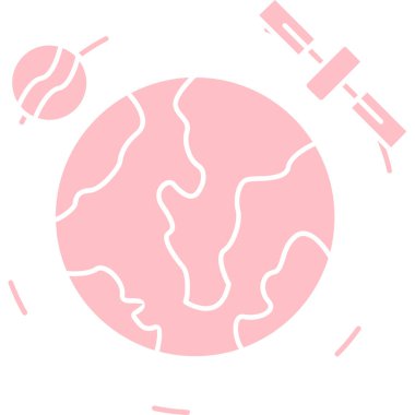 vektör Dünya gezegen simgesi