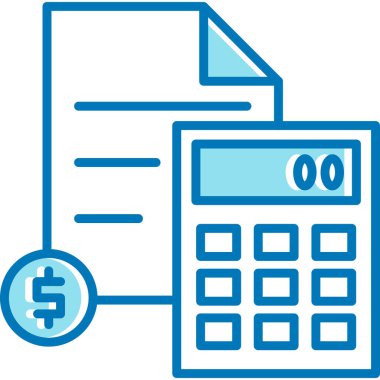 muhasebe finans simgesi - taslak biçimi
