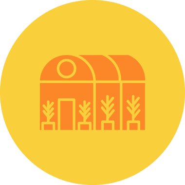 Bir çiftliğin vektör illüstrasyonu