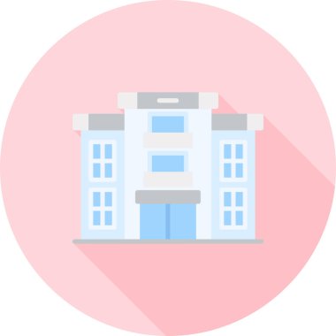 Üniversite binası vektör simgesi