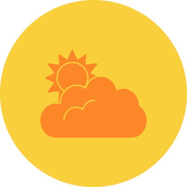 Güneş Simgesi Vektör illüstrasyonu