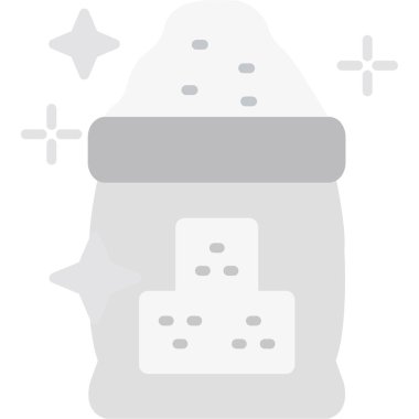 yemek sütü ikonu düz stil