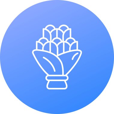 Beyaz arkaplanda izole edilmiş saksı ikonundaki mavi çiçek. Saksıda yetişen bir bitki. Saksı bitkisi işareti. Mavi renk düğmesi. vektör illüstrasyonu