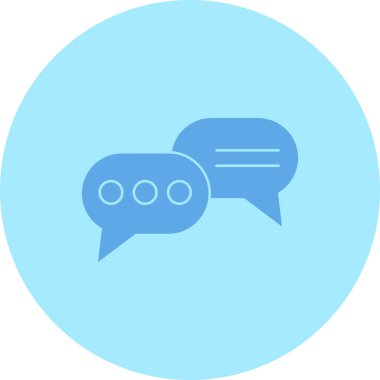 Konuş. Web simgesi basit illüstrasyon