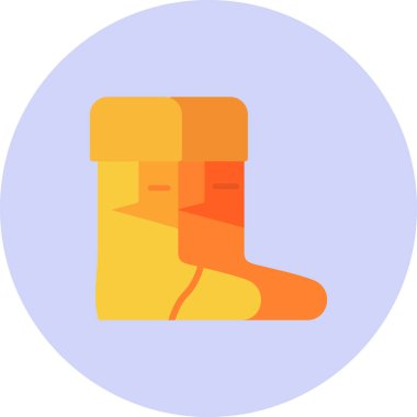 Ayakkabı. Web simgesi basit illüstrasyon