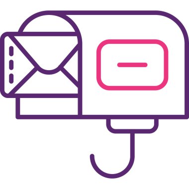 E- posta simgesi, vektör illüstrasyonu