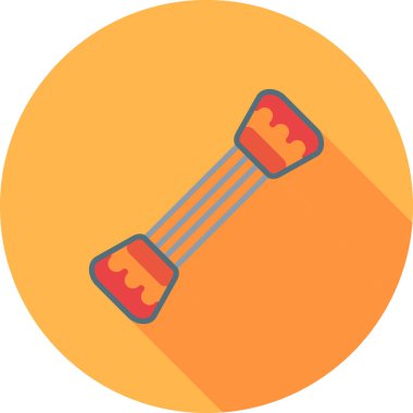 Yangın söndürücüsü. Web simgesi basit illüstrasyon