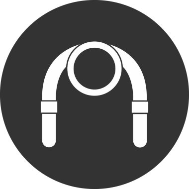 Tek bir izole simgenin vektör illüstrasyonu