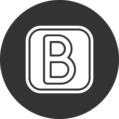 b vektörü b simgesi