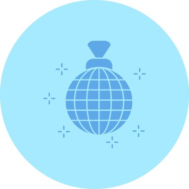 Küresel simge vektör illüstrasyonu