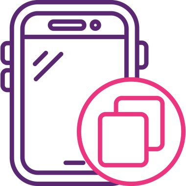 Telefon simgesi vektör illüstrasyonu