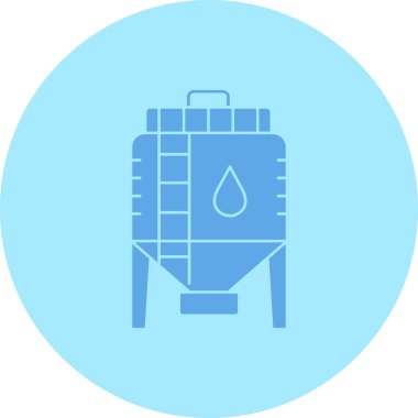 Su tankı. Web simgesi