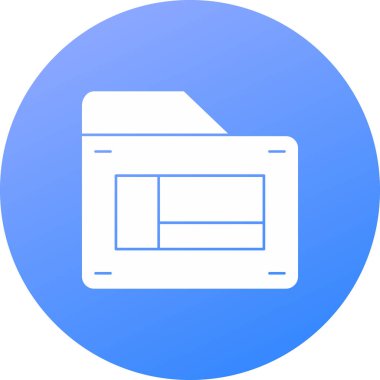 Dosya. Web simgesi basit illüstrasyon