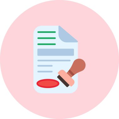 Hukuk ve adalet simgesi. vektör illüstrasyonu