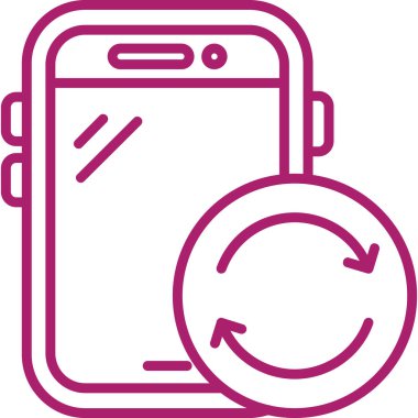 Cep telefonu. Basit simge