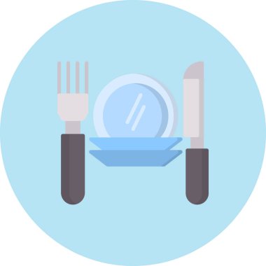 tabak simgesi, vektör illüstrasyonu basit tasarım