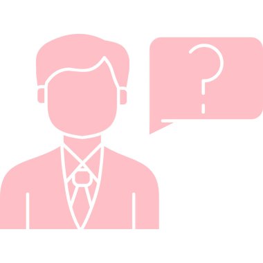 İş adamı simgesi vektör çizimi tasarımı