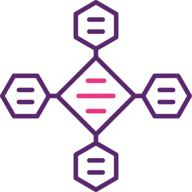 DNA simgesi vektör illüstrasyonu