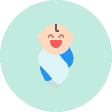 bebek ikonu vektör illüstrasyonu