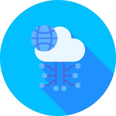 yağmur ikonu vektör illüstrasyonu