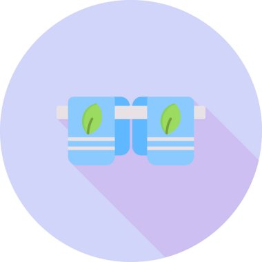 Bir poşet kahvenin vektör çizimi