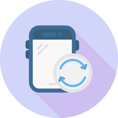 - Telefon. Web simgesi basit illüstrasyon