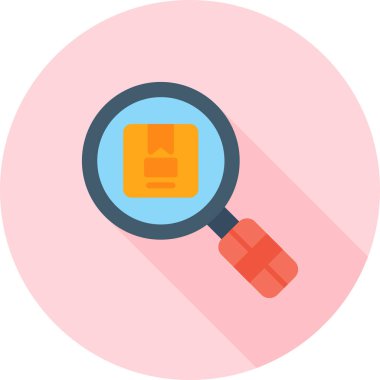 büyütme cam vektör simgesi