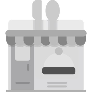 yiyecek ve içecek vektör simgesi