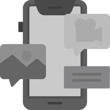 kart iletisi simgesi ana hat biçiminde