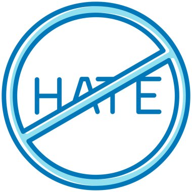 Nefret ağ etiketi düğmesi yok