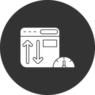 Modern simgenin vektör illüstrasyonu