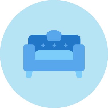 kanepe ağ simgesi vektör illüstrasyonu