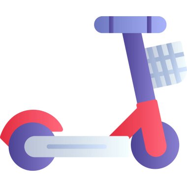 Bisiklet simgesi, vektör illüstrasyonu