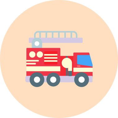 Bir ateş simgesinin vektör illüstrasyonu