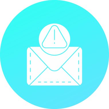 Zarf simgesinin vektör illüstrasyonu