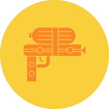 Bir silahın vektör illüstrasyonu