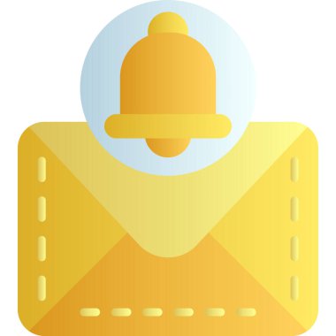 Mektup. Web simgesi basit illüstrasyon