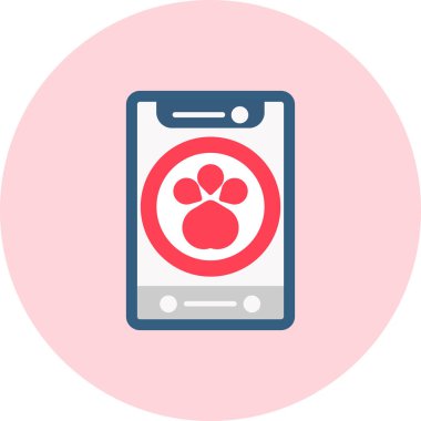 mobil evcil hayvan dükkanı simgesi