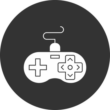 joystick simgesi, basit illüstrasyon