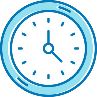 Saat. Web simgesi basit illüstrasyon