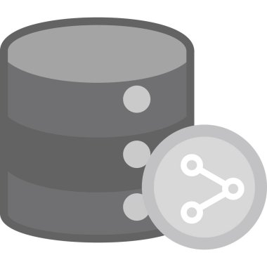 veri depolama vektörü simgesi