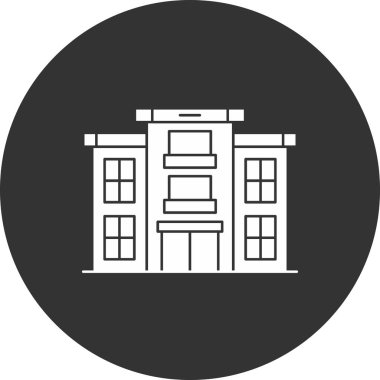 yapı simgesi, basit vektör tasarımı