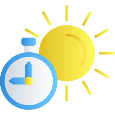 Alarm simgesi, basit vektör çizim