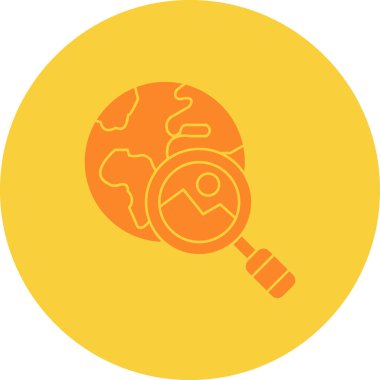 Yeryüzü ikonu vektör illüstrasyonuName