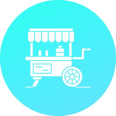 Benzersiz dondurma vektör simgesi